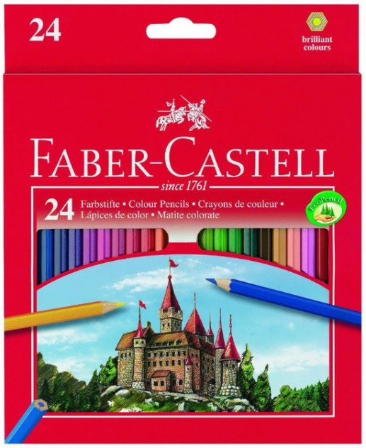Ξυλομπογιές Faber-Castell 24 χρωμάτων  